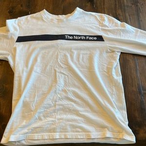 North Face White Long Sleeve